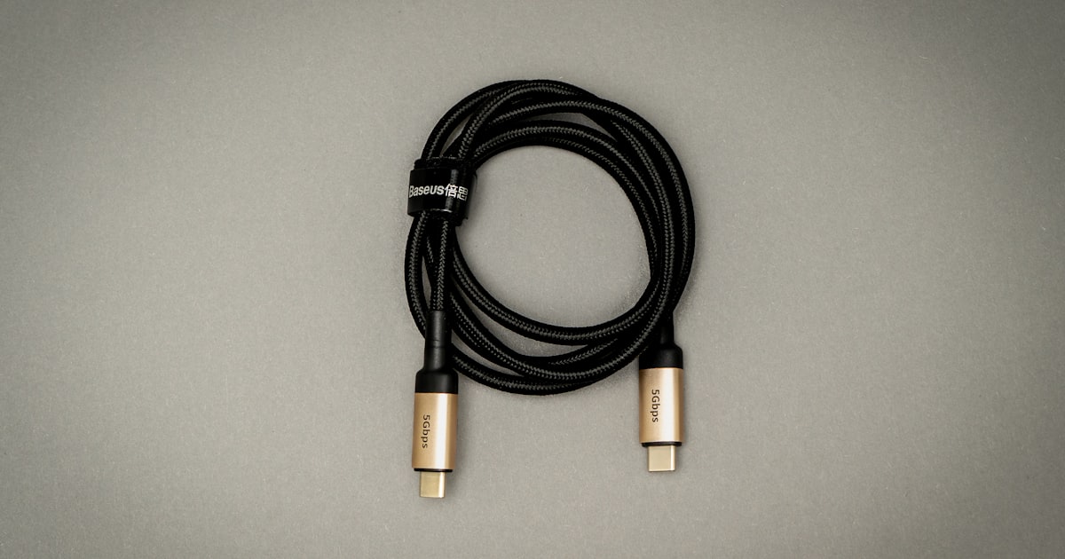 黒いUSB-Cケーブル おすすめ5選｜在宅デスクを統一｜PC・ガジェット